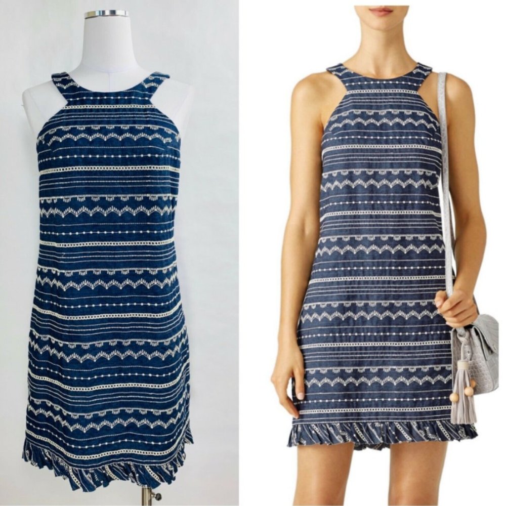 Trina Turk Embroidered Sheath Dress *Read Descrip